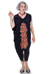 Rochie jerse cu pictura  Liza Panait Liza Panait Online Boutique